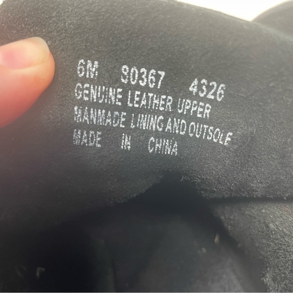 Timberland Monogram Wallaby Boots – Leather/Suede, Moc Crepe Wedge, size 6 - Picture 10 of 10